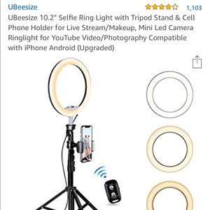 SOLD—- NIP selfie Bluetooth tripod light